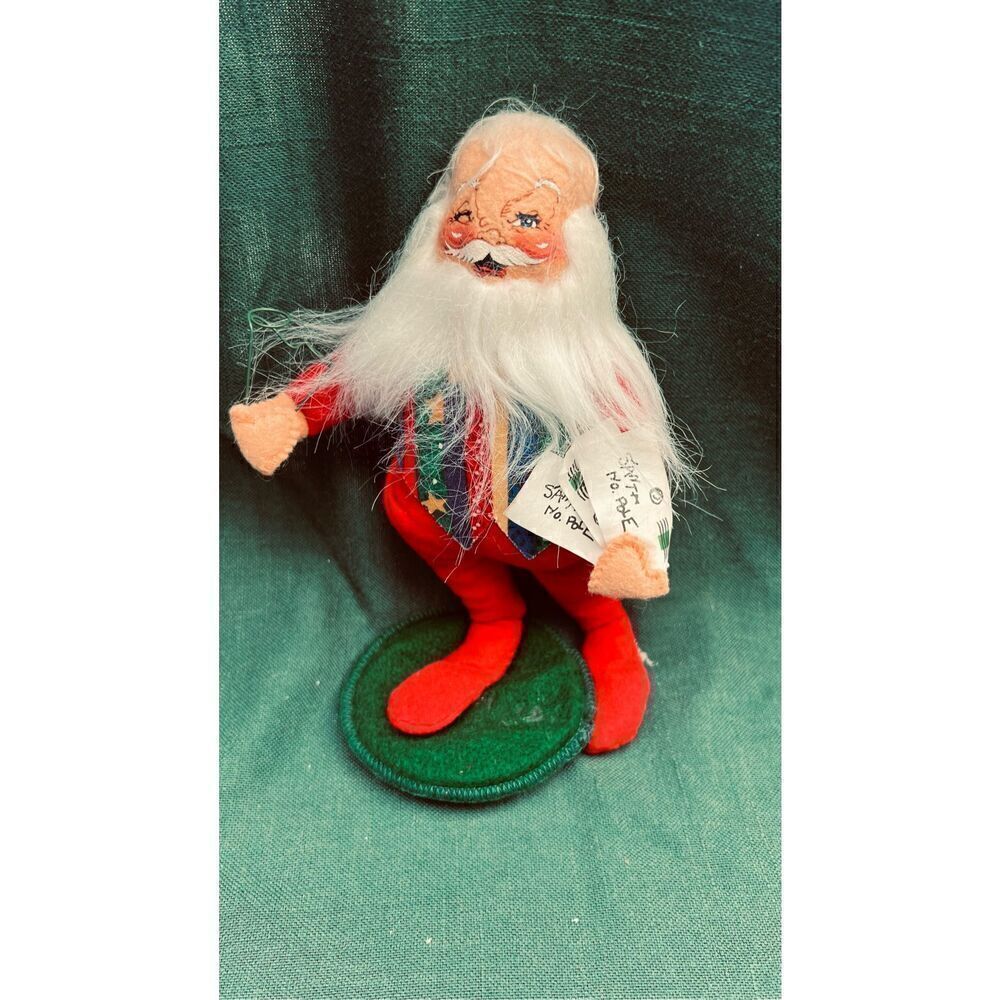 Annalee Hatless Santa doll 9"